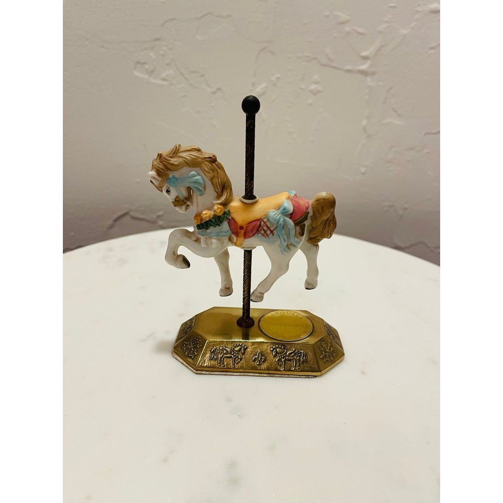Vintage‎ Westminster Porcelain Carousel Horse